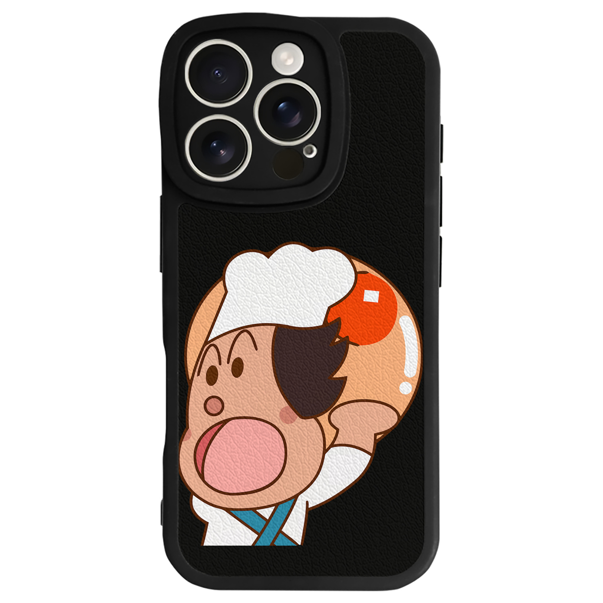 （画像用） アンパンマン Anpanman 【iPhone 16シリーズ対応】シリコンスマホケース（レザー調） 材質：シリコン